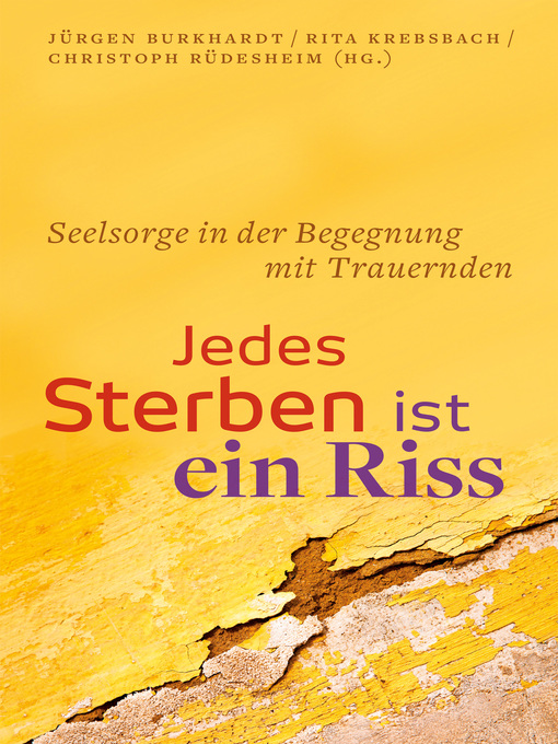 Title details for Jedes Sterben ist ein Riss by Jürgen Burkhardt - Available